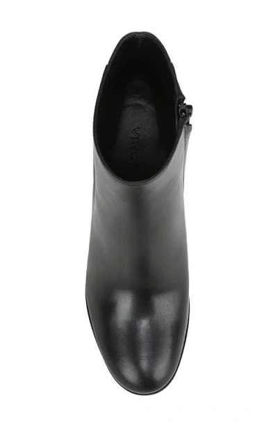 Vince Luca Womens Solid Leather Ankle Boots In Black