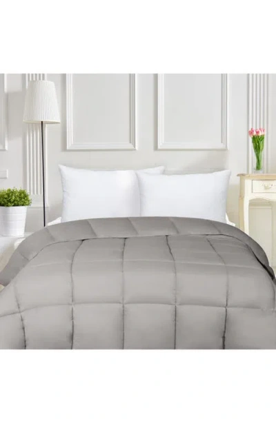 Superior Reversible Down Alternative Comforter In Purple