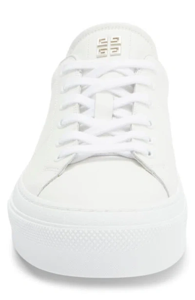 Givenchy City Platform Sneaker In White