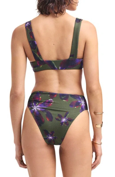 Vitamin A Skylar Bralette Top In Green