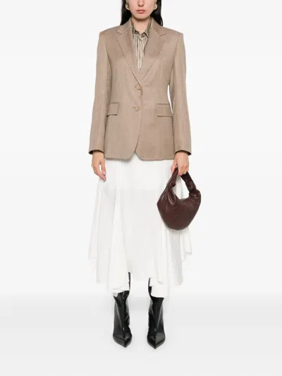 Max Mara Two-button Blazer In Neutral