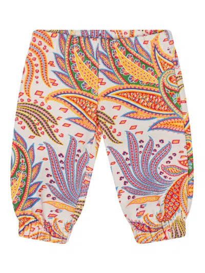 Etro Printed Trousers In Multi