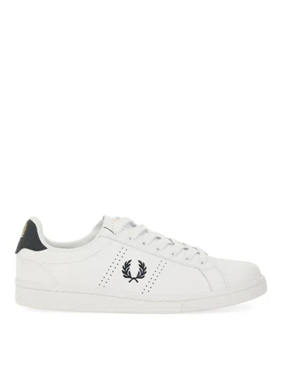 Fred Perry Leather Sneaker In White