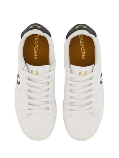 Fred Perry Leather Sneaker In White