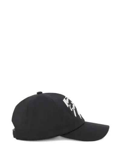 Givenchy Printed Baseball Cap  In Black