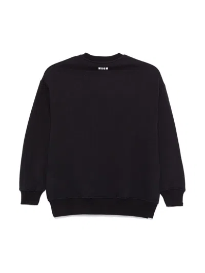 Msgm Maxisweatshirt In Black