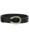 GUCCI tiger head buckle belt,LEATHER100%