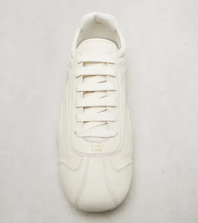 Prada Montecarlo Re-edition 2005 Sneaker Aus Montecarlo-nappaleder In White