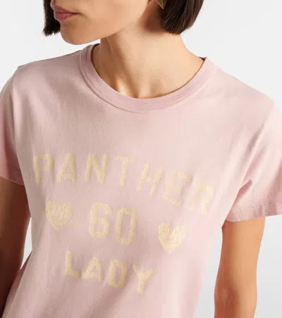 Valentino Garavani Printed Cotton T-shirt Clothing In Pink