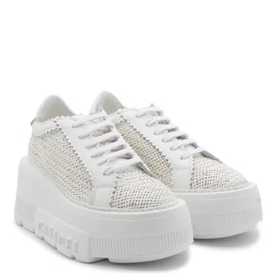 Casadei Nexus Hanoi Womans Platform Sneakers In White