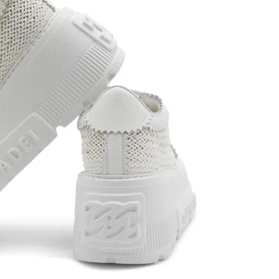 Casadei Nexus Hanoi Womans Platform Sneakers In White