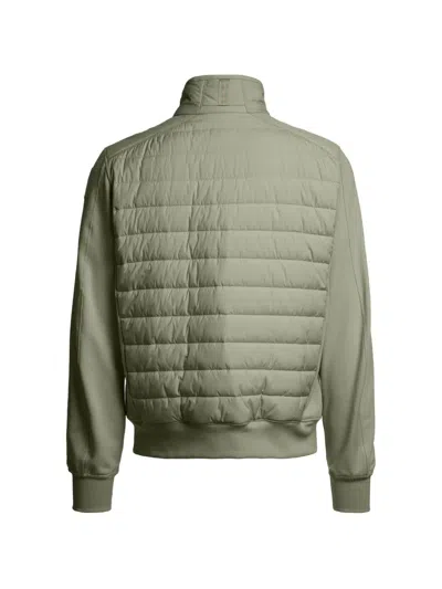 Parajumpers Quilted-panel Jacket In Green
