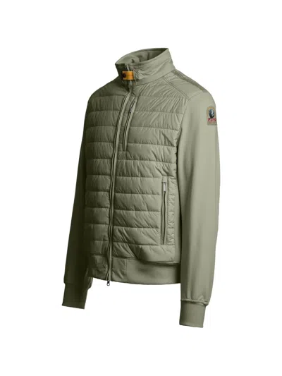 Parajumpers Quilted-panel Jacket In Green