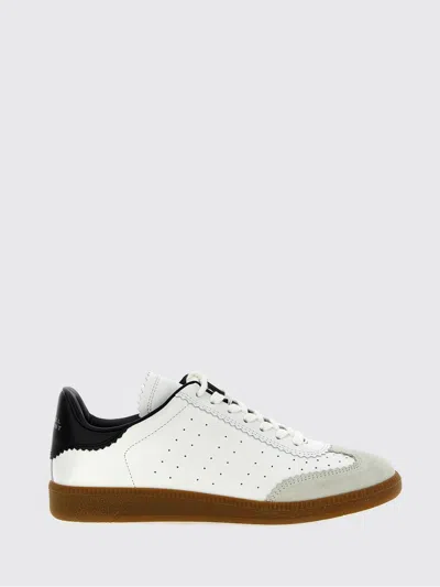 Isabel Marant Low-top Sneaker With Perforated White Leather Upper In Multi
