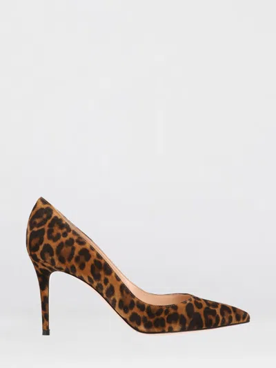 Gianvito Rossi 85mm Gianvito Leopard Suede Pointed-toe Pumps In Animal Print