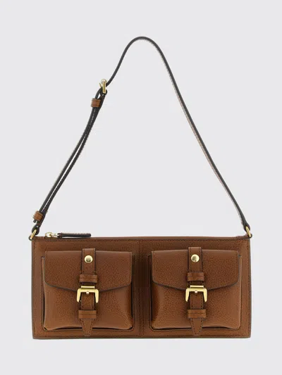Mulberry Mini Roxanne Buckled Shoulder Bag In Brown