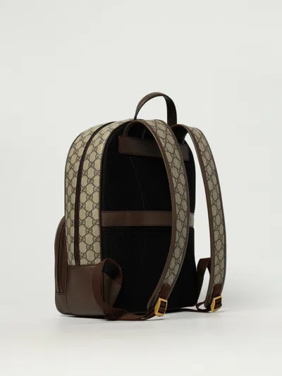 Gucci Backpack Men Beige In Multi