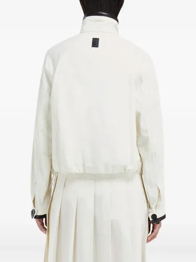 Ferragamo Button-fastening Jacket In White