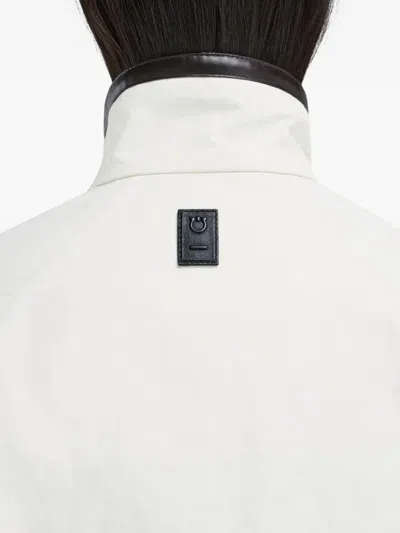 Ferragamo Button-fastening Jacket In White