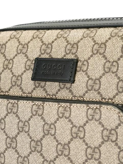 Shop Gucci House Pattern Messenger Bag