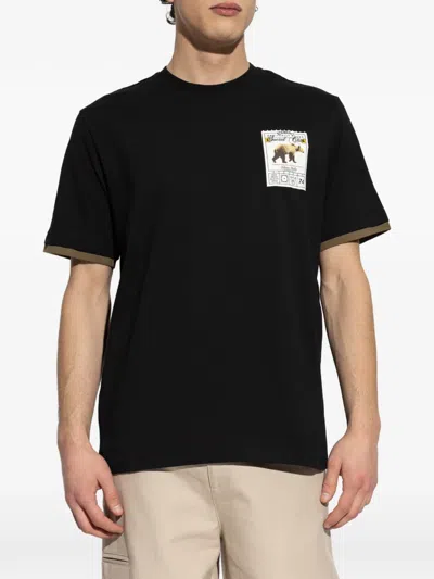 Iceberg Patch T-shirt In Black