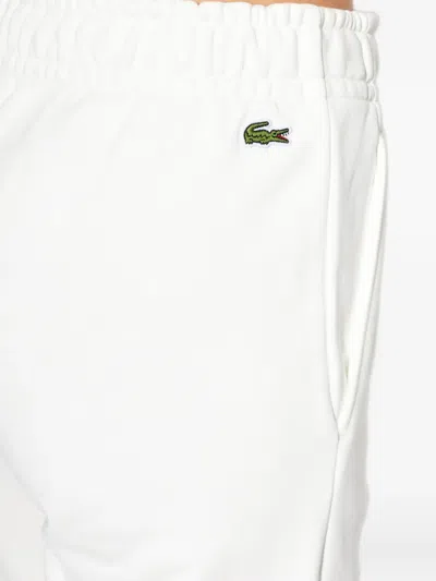 Lacoste Elasticated Trousers In White