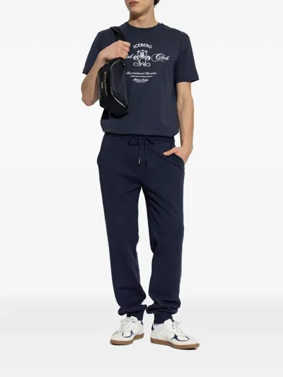 Iceberg Logo-print T-shirt In Blue