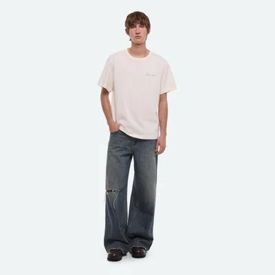 Helmut Lang Destroyed Denim In Blue