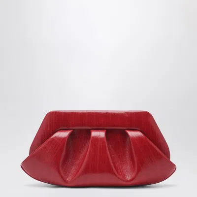 Themoirè Multicolor Polyethylene Shoulder Bag In Red