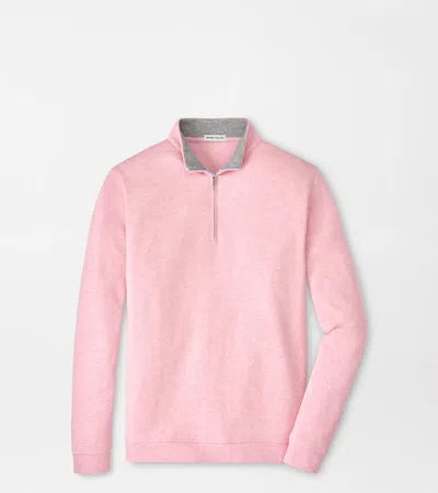 Peter Millar Crown Comfort Stripe Pullover Sweater In Pink