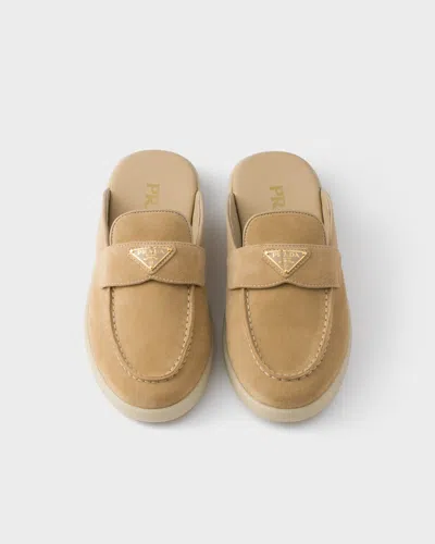 Prada Round-toe Loafers In Multi