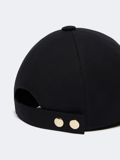 Max Mara Logo Hat In Black
