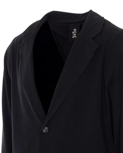 Thom Krom Button-closure Jacket In Black
