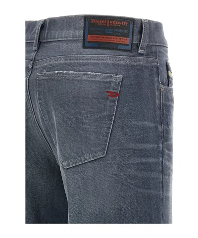 Diesel Wide Jeans 1978 D-akemi With Exposed Seams 32cm L32 In Black