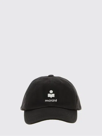 Isabel Marant Black Tomas Textured Cap In Black