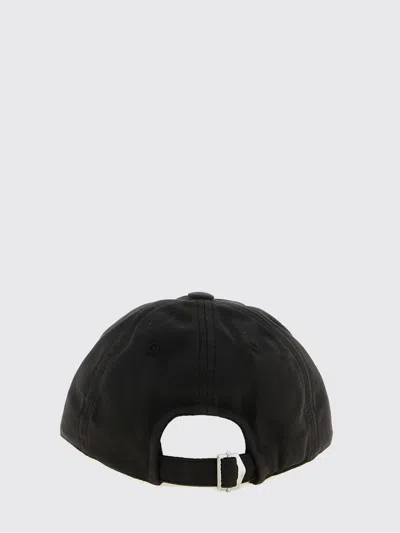 Isabel Marant Black Tomas Textured Cap In Black