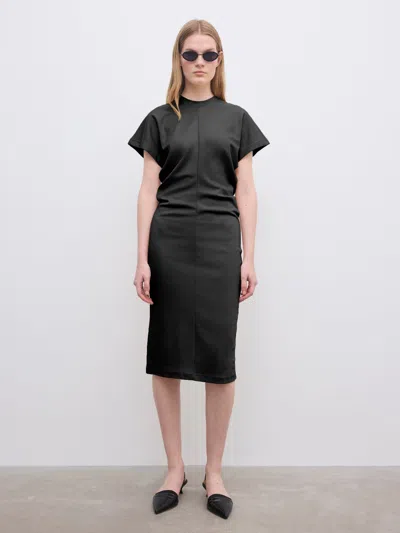 House Of Dagmar Stretch Jersey Dress |  | Washed Black | Size Xl | 100% Organic Cotton