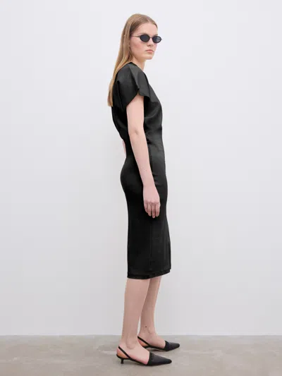 House Of Dagmar Stretch Jersey Dress |  | Washed Black | Size Xl | 100% Organic Cotton
