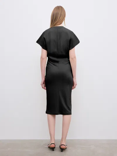 House Of Dagmar Stretch Jersey Dress |  | Washed Black | Size Xl | 100% Organic Cotton
