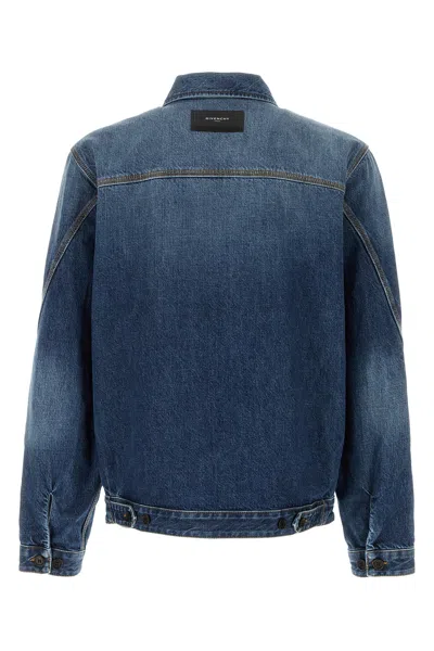 Givenchy Denim Jacket Collared Design Front Pockets In Blue