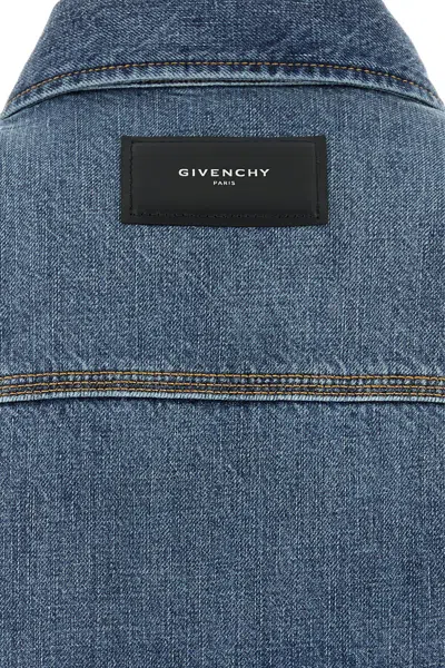 Givenchy Denim Jacket Collared Design Front Pockets In Blue