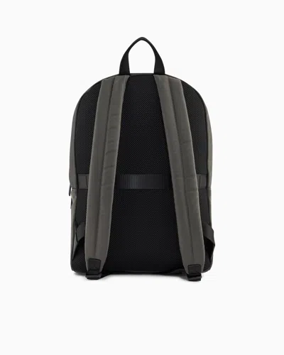 Armani Exchange Technical Fabric Backpack In Green