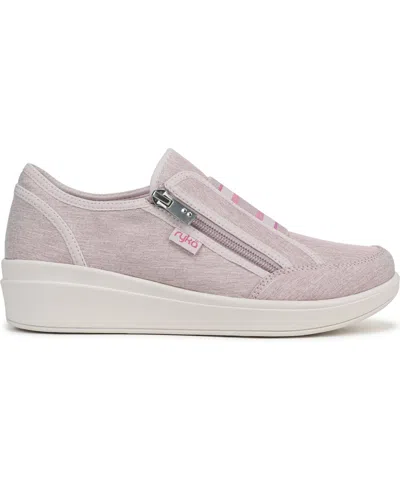 Ryka Lounge Zip Sneaker In Pink