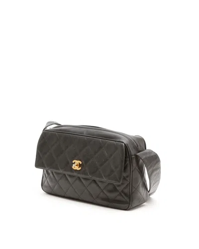 Chanel Cc Camera Bag In Black