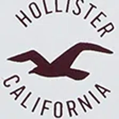 Hollister Rubber Logo Flip Flops In White