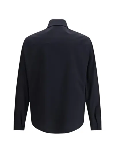 Cruna Overshirt In High-performance Technical Fabric In Blue