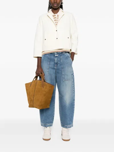 Herno Buttoned Pocket Jacket In Neutral