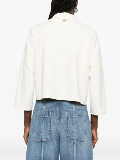 Herno Buttoned Pocket Jacket In Neutral