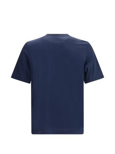 Cruna Regular-fit Crew-neck T-shirt In Blue