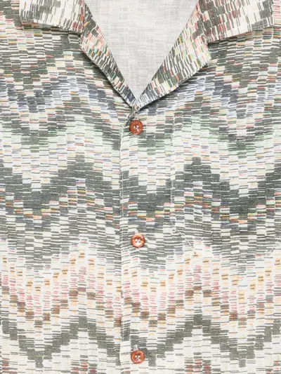 Missoni Patterned Short-sleeve Shirt In Multi